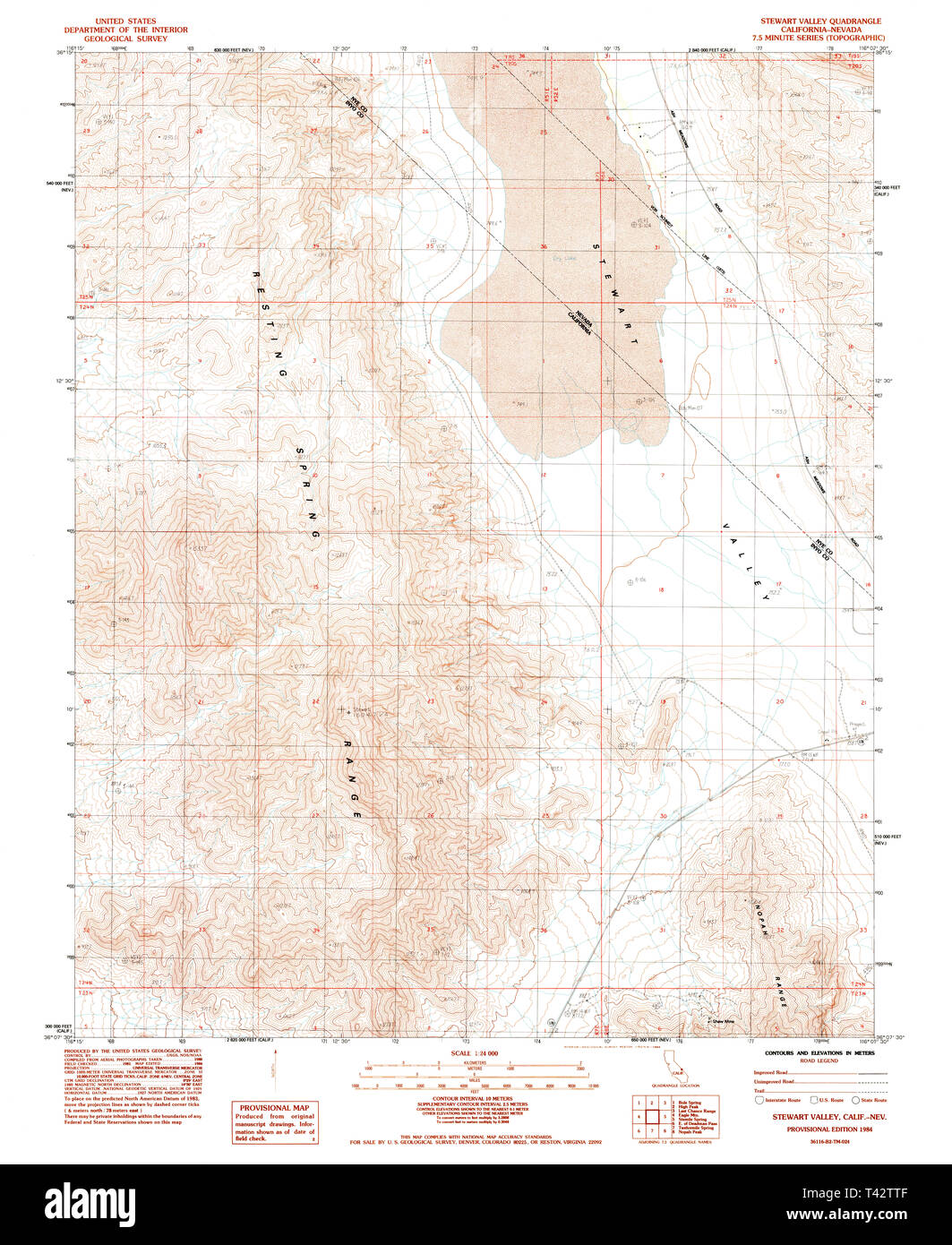 Stewart valley map hires stock photography and images Alamy