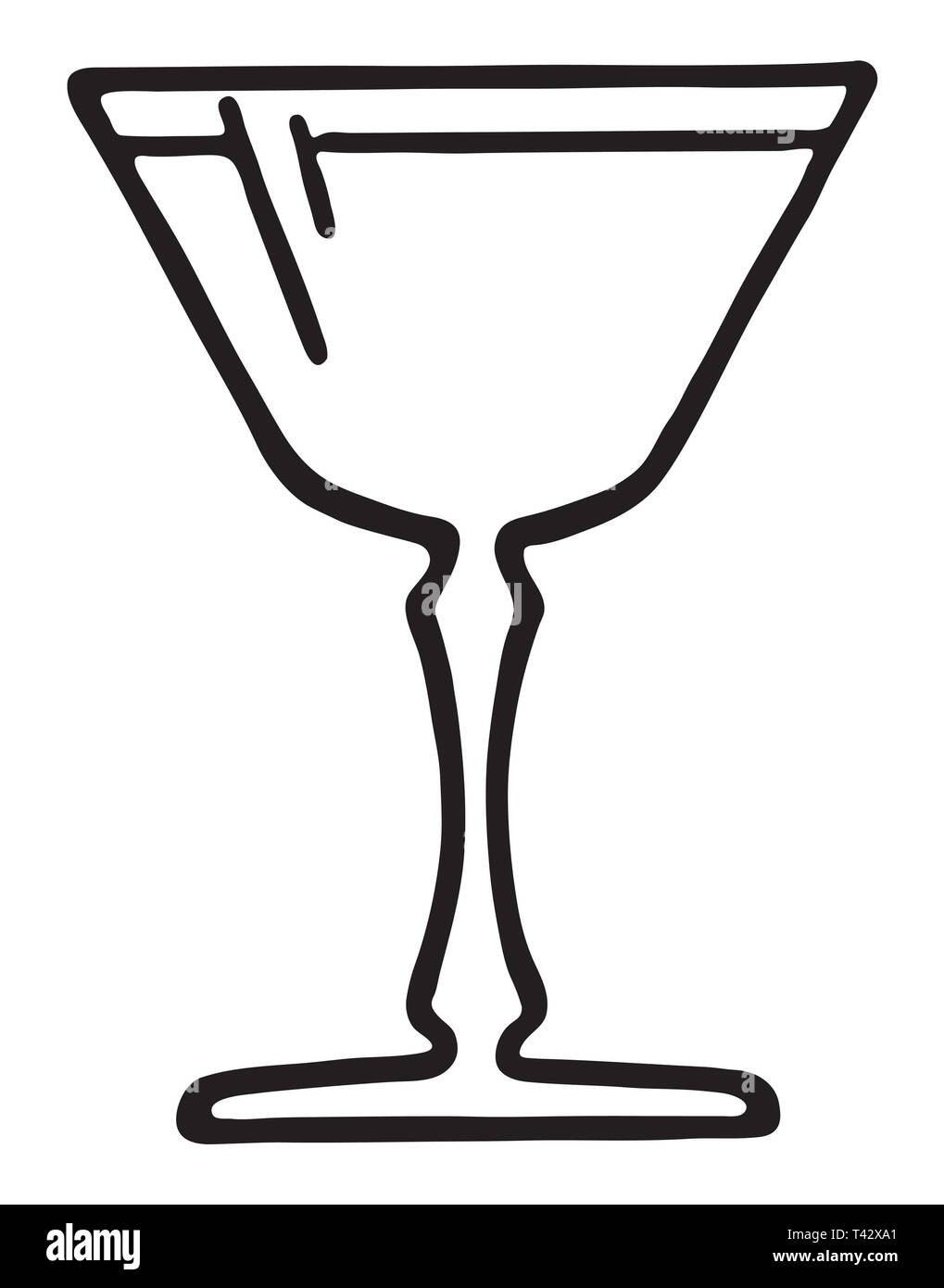 Martini glass graphics Cut Out Stock Images & Pictures Alamy