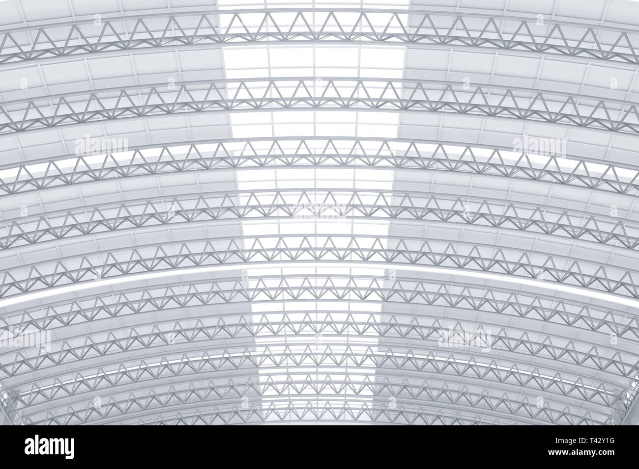 3d rendering interior white and clean factory ceiling Stock Photo - Alamy