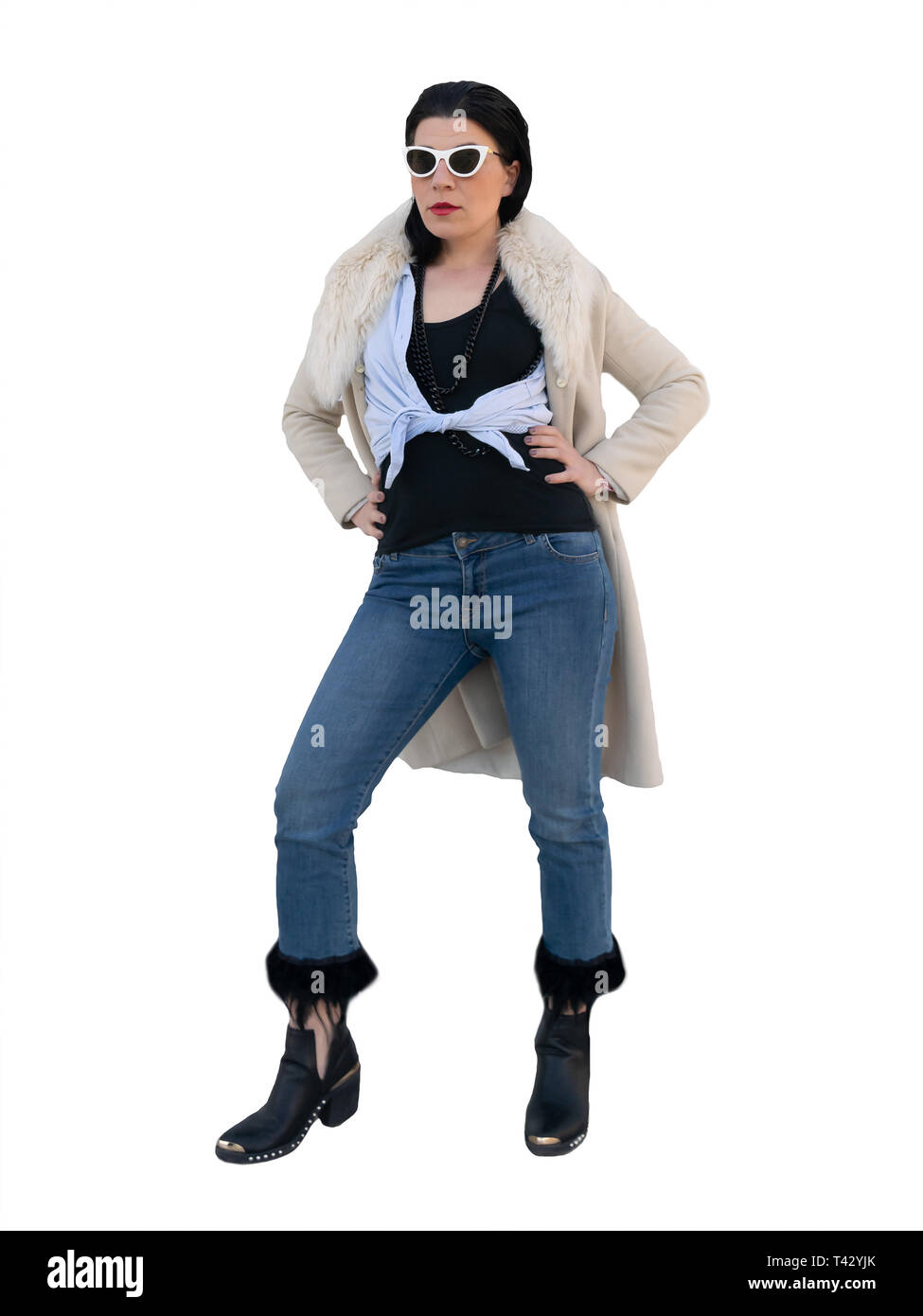 Fashion model posing female hi-res stock photography and images - Alamy