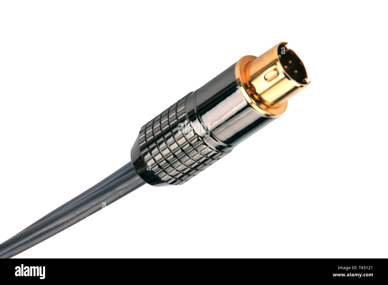 Male Plug Connector Isolated Stock Photo - Alamy