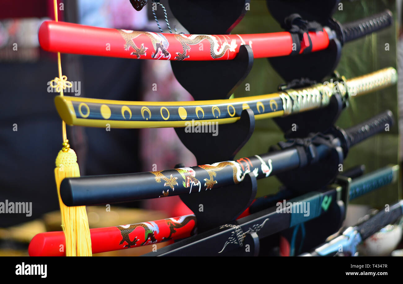 the samurai's Katana Stock Photo Alamy