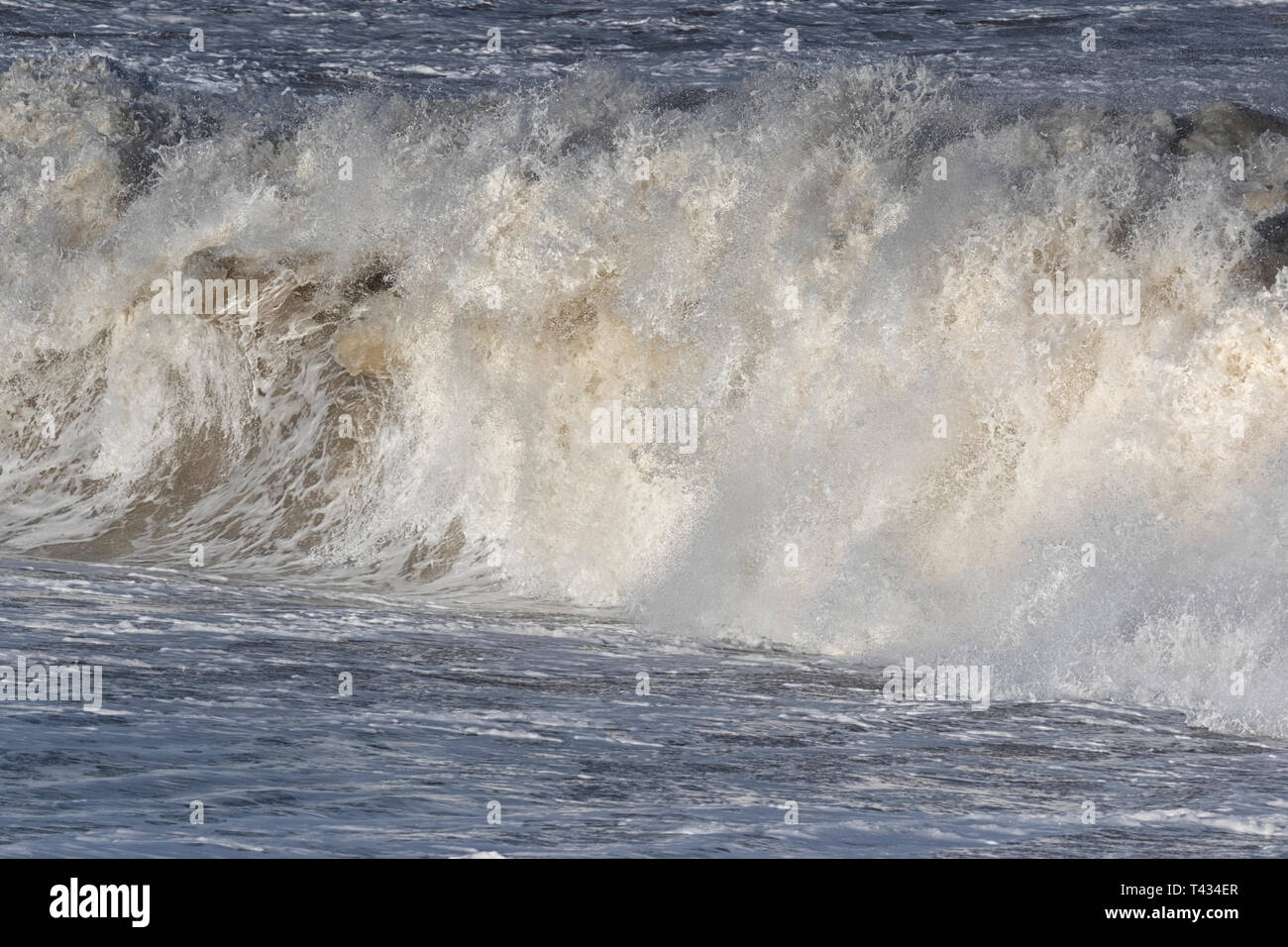 Winter Waves, North Sea Stock Photo - Alamy