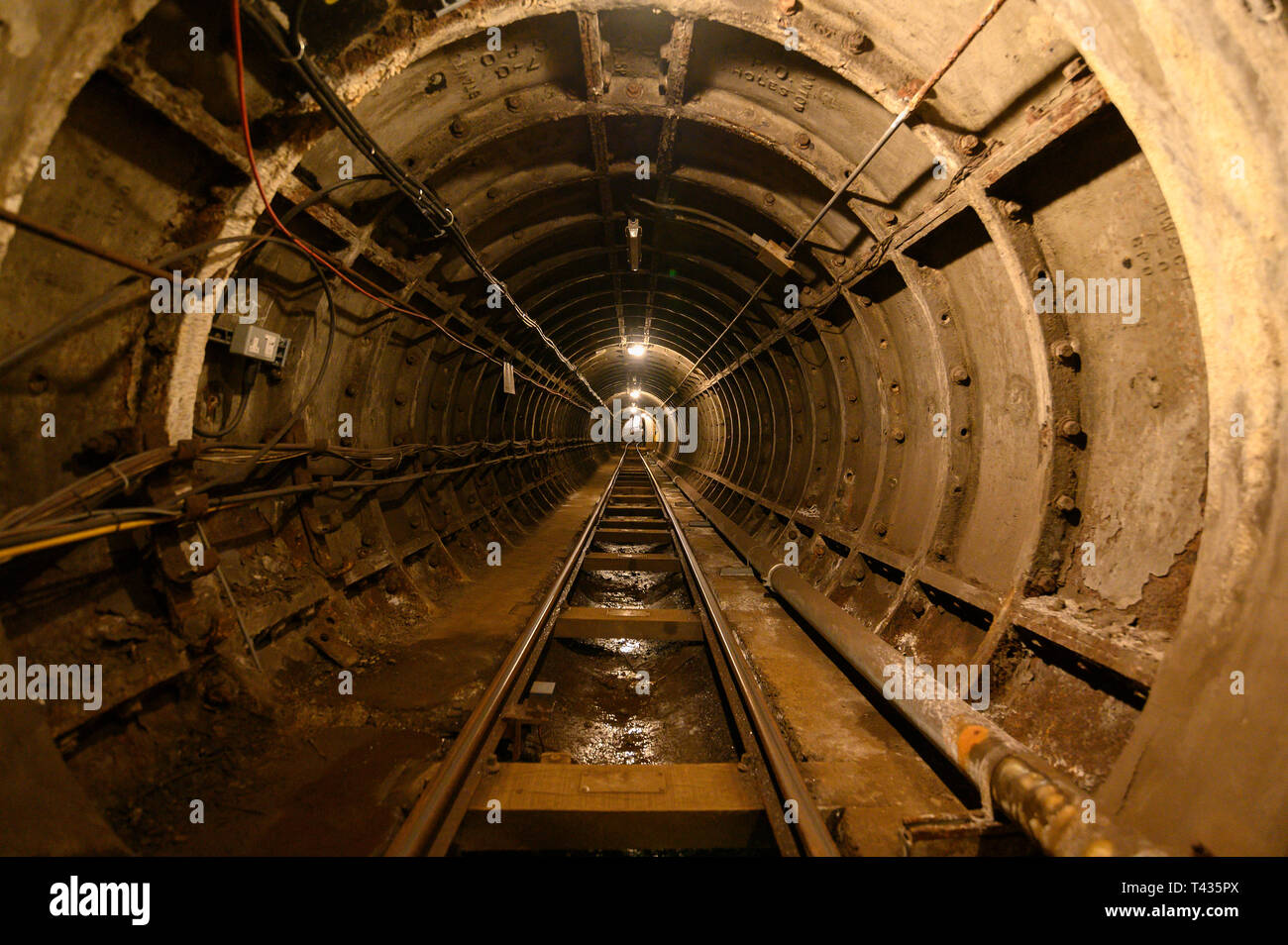 London Mail Rail museum Stock Photo Alamy
