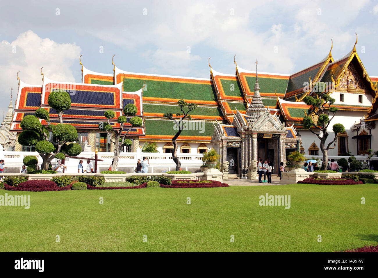 Wat Phra Kaeo the Temple of the Emerald Buddha in Bangkok, Thailand, Southeast Asia Stock Photo