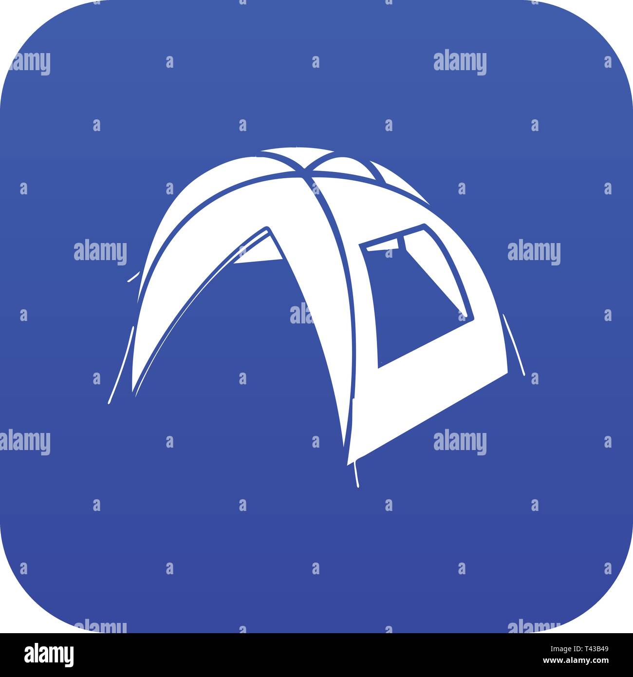 New tent icon blue vector Stock Vector Image & Art - Alamy