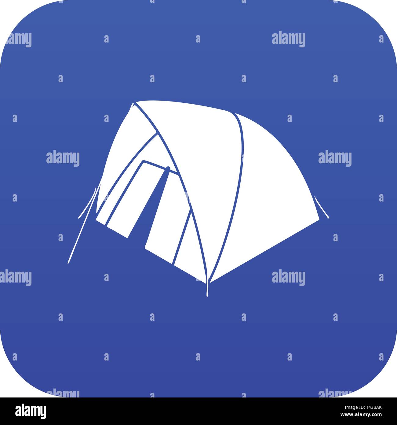 Mountain tent icon blue vector Stock Vector Image & Art - Alamy