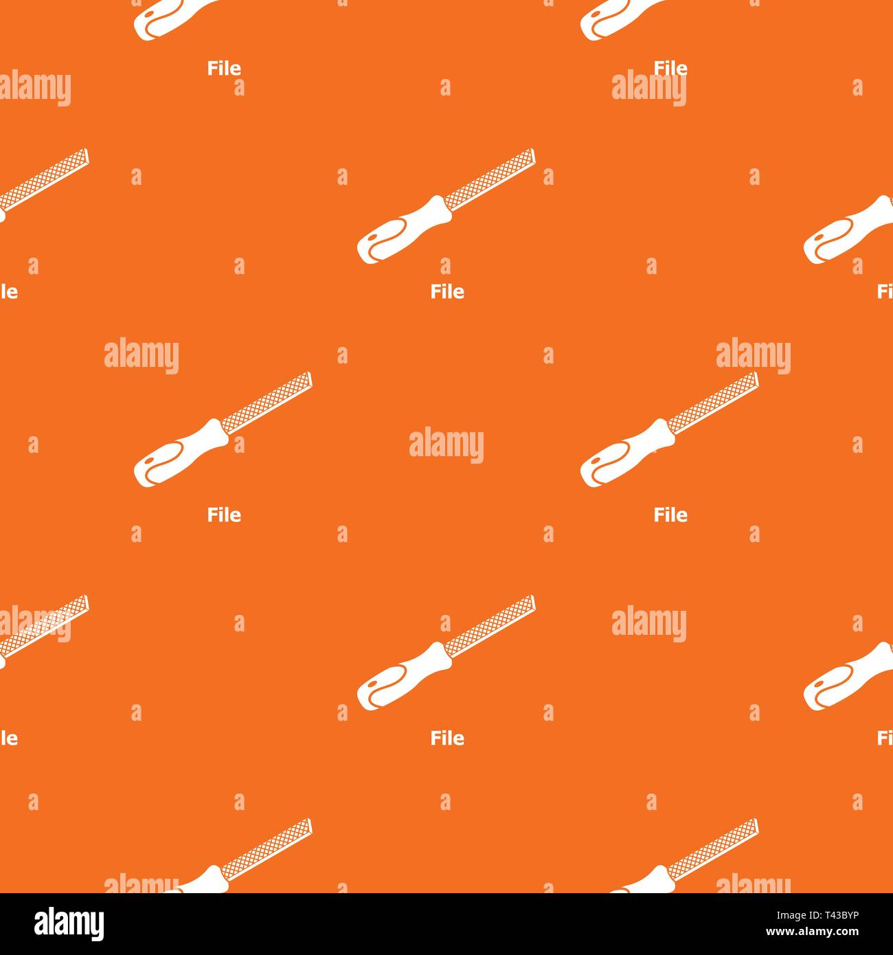 Chisel pattern vector orange Stock Vector