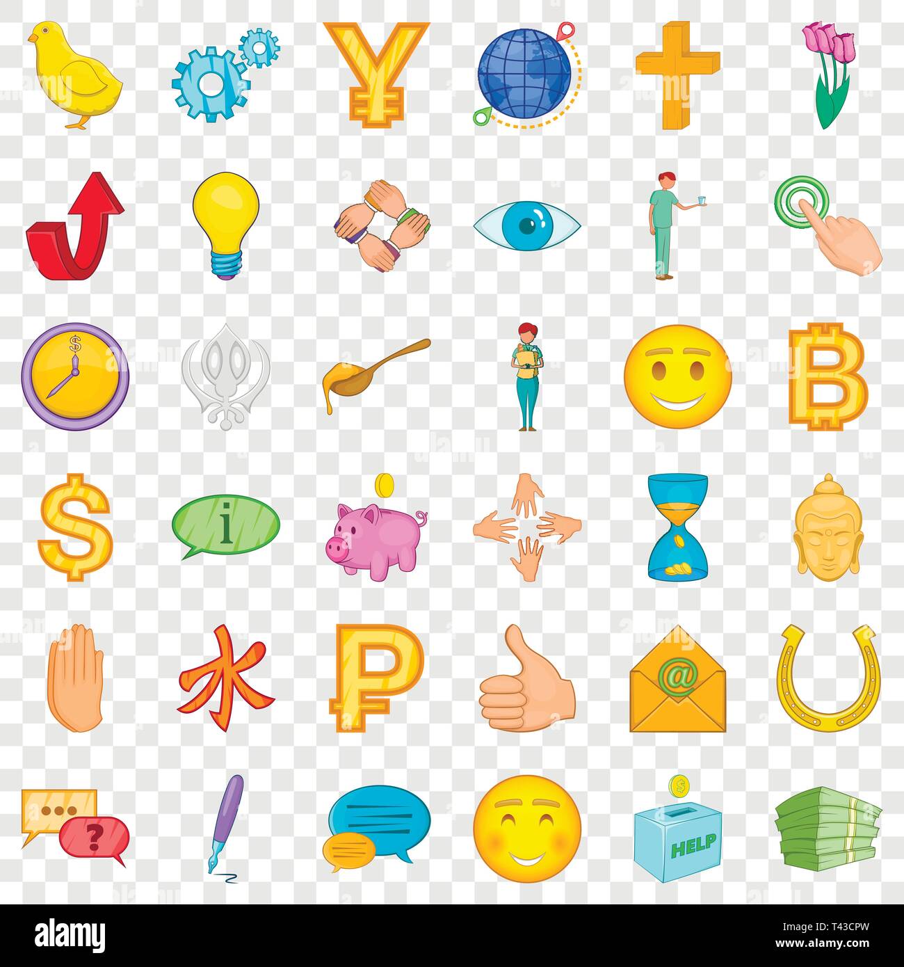 Blood donation icons set, cartoon style Stock Vector Image & Art - Alamy
