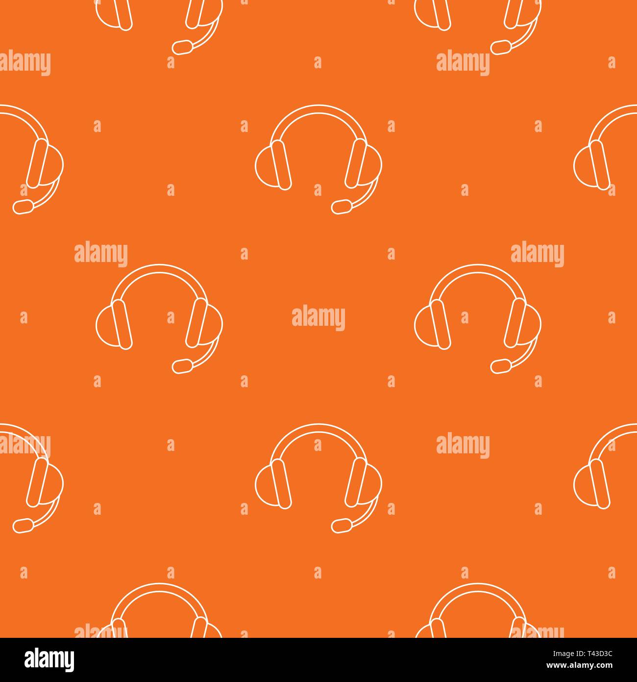 Headset Pattern Contact dance Stock Vector Images - Alamy