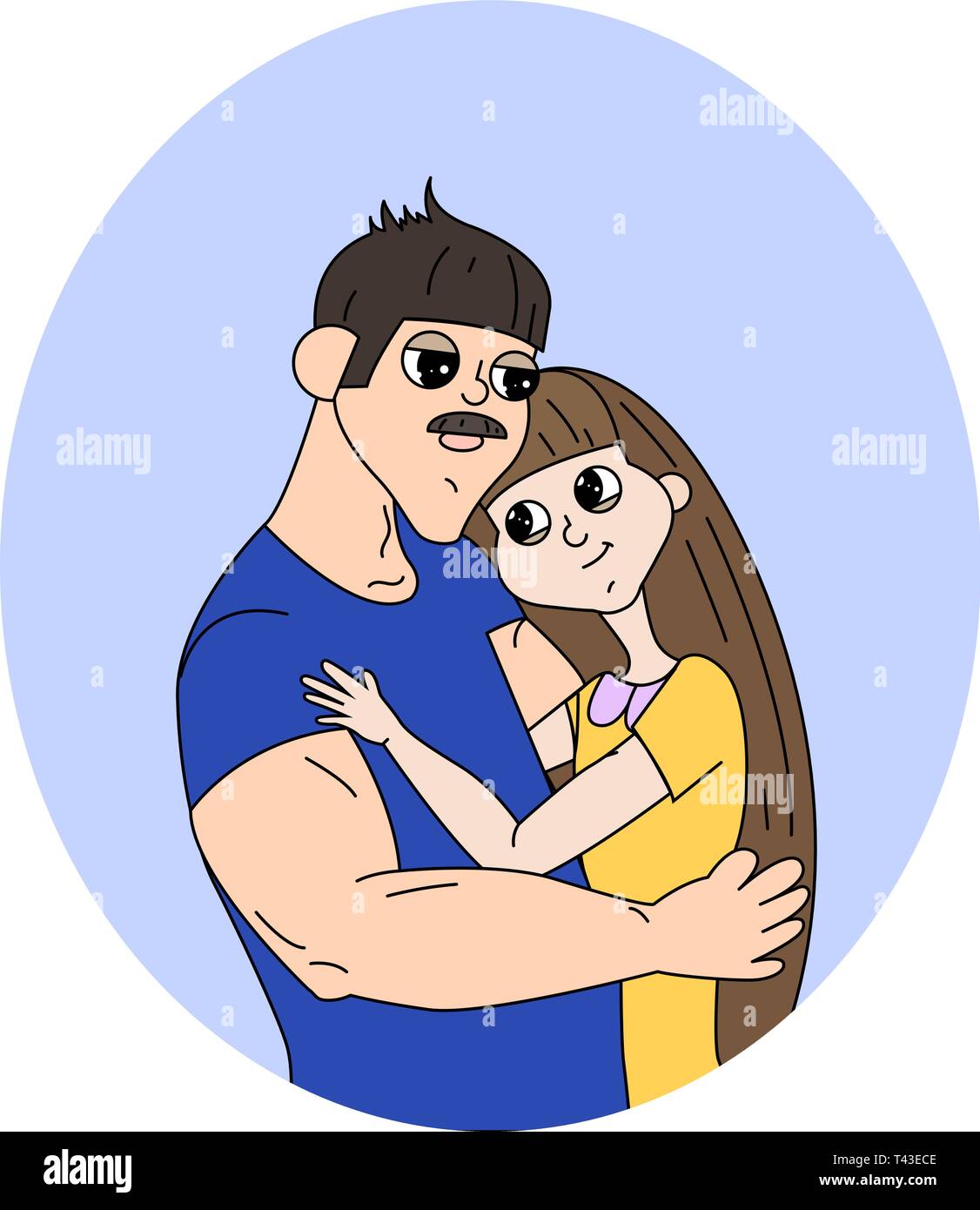 Couple in love. Happy couple. In the arms of a loved one. Girlfriend and boyfriend character cartoon illustration Stock Vector Image & Art - Alamy Couple in love. Happy couple. In the arms of a loved one. Girlfriend and boyfriend character cartoon illustration Stock Vector Image & Art - Alamy