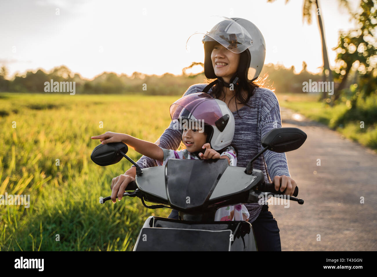 baby riding motorcycle