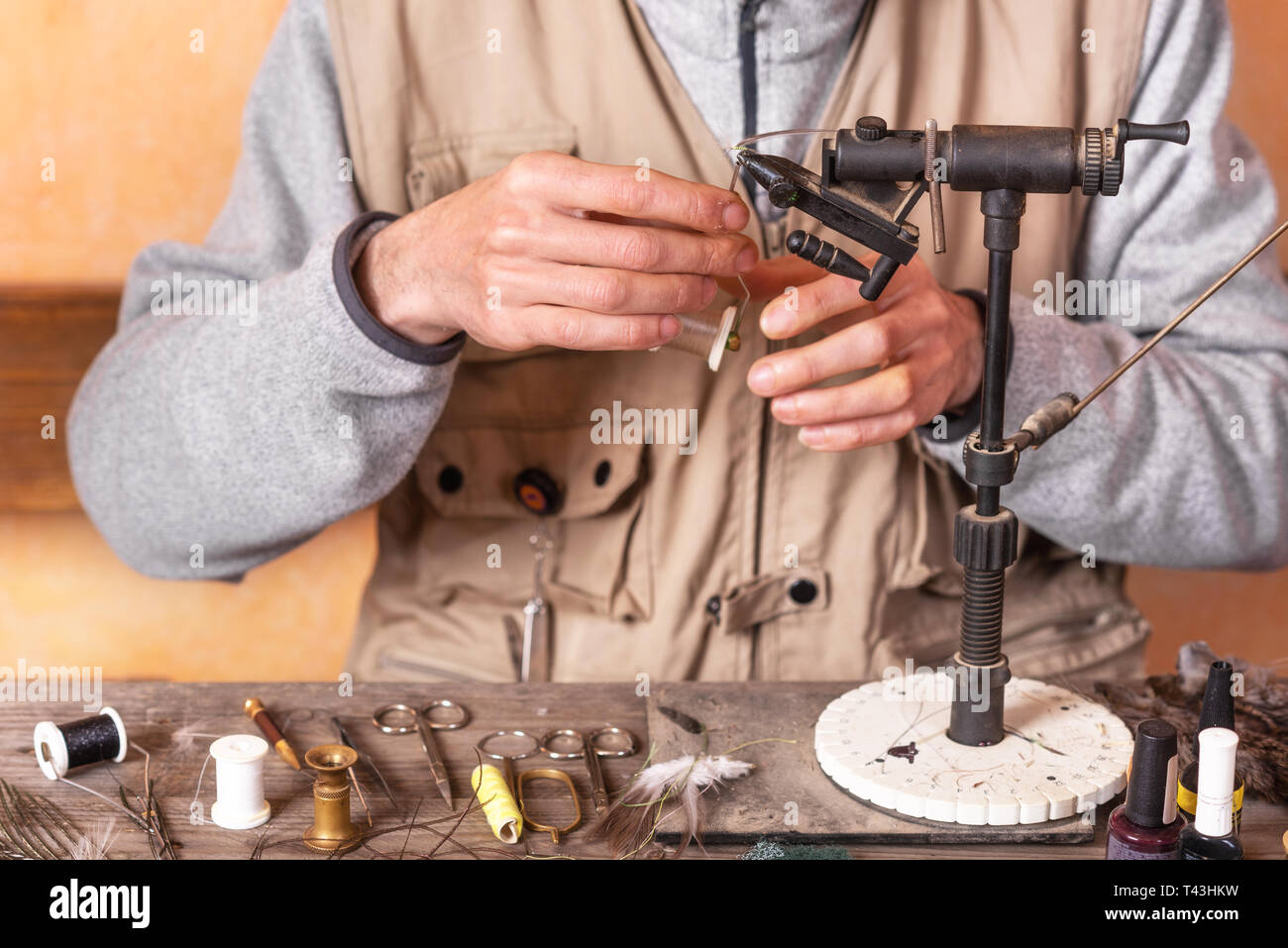 Making fishing flies hires stock photography and images Alamy