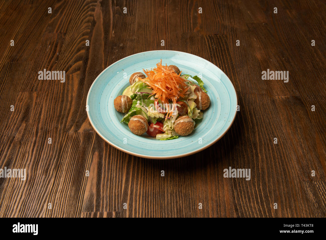 Falafel Salad Stock Photo