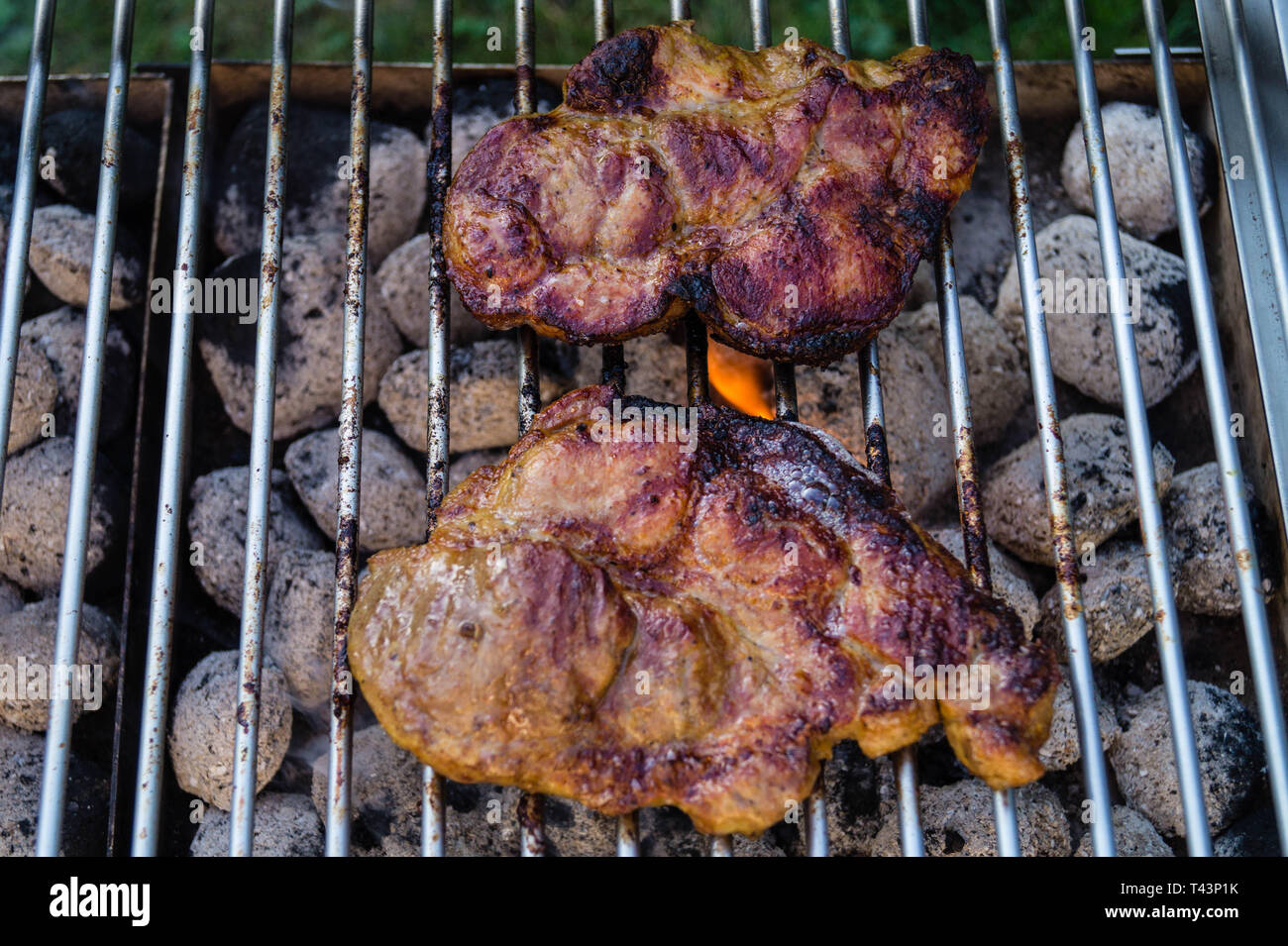 across the Barbecue season Stock Photo Alamy