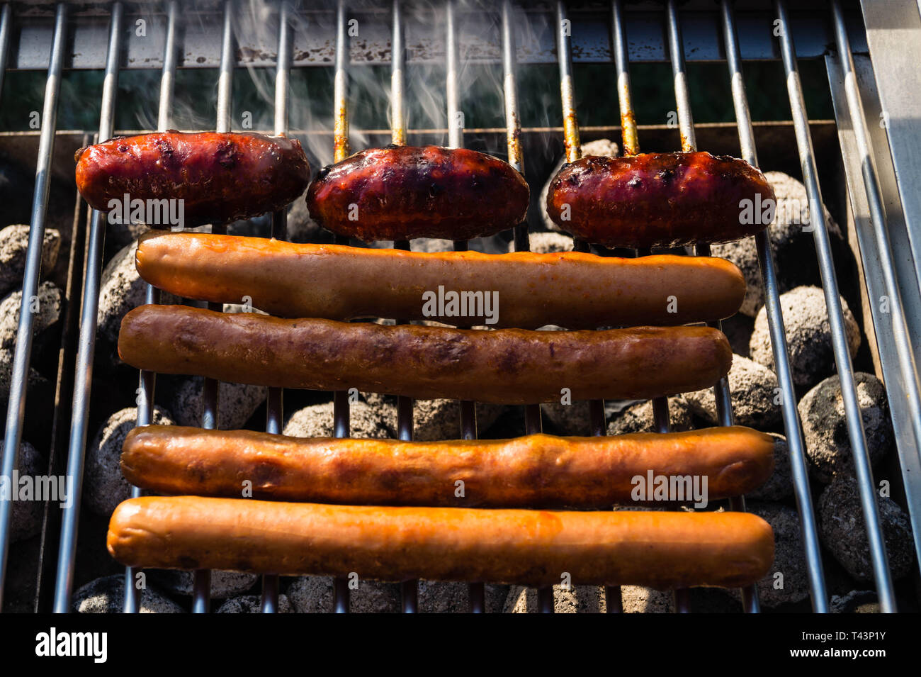 across the Barbecue season Stock Photo Alamy