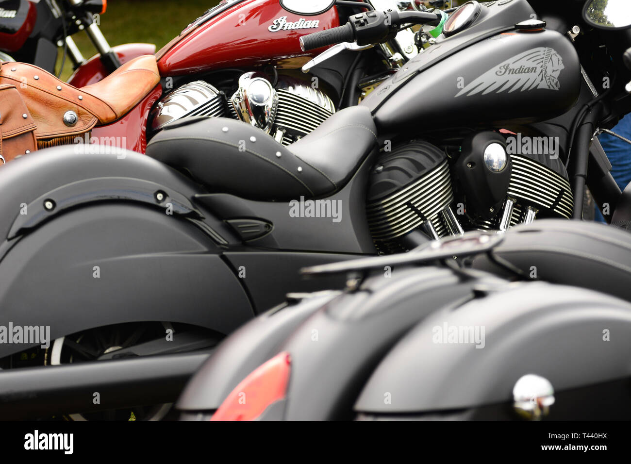 Motor Bikes in the UK Stock Photo