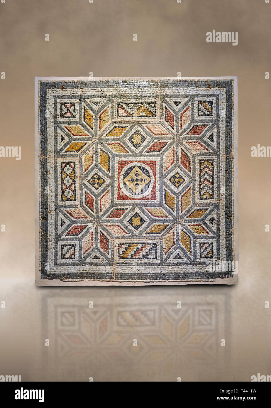 Roman mosaics Geometric Mosaic. House of Okeanos, Ancient Zeugama