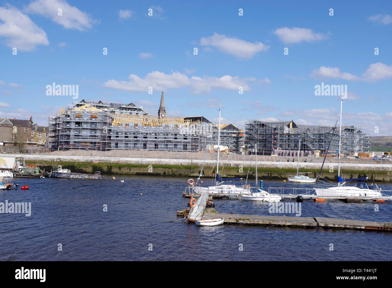 New housing being built on the former Hiram Walker site in Dumbarton