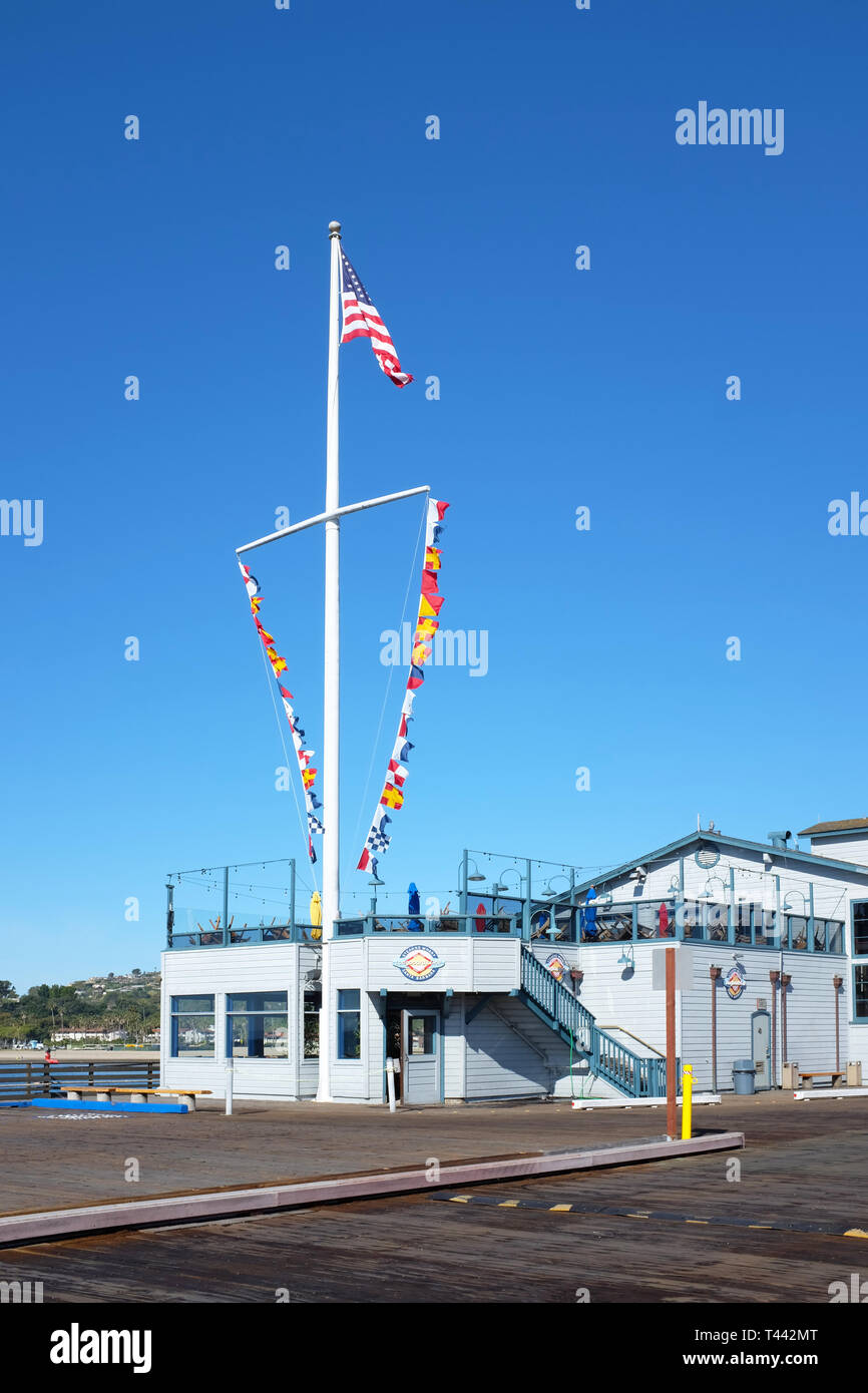 Santa barbara stearns wharf grill hires stock photography and images