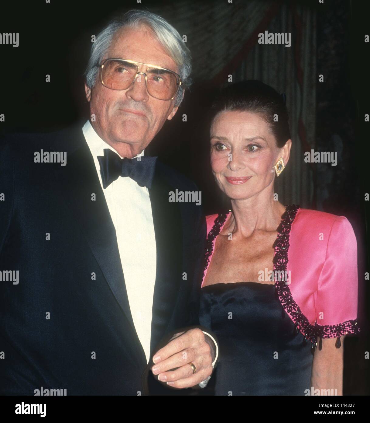 Gregory Peck and Audrey Hepburn 1988 Photo By John Barrett/PHOTOlink ...