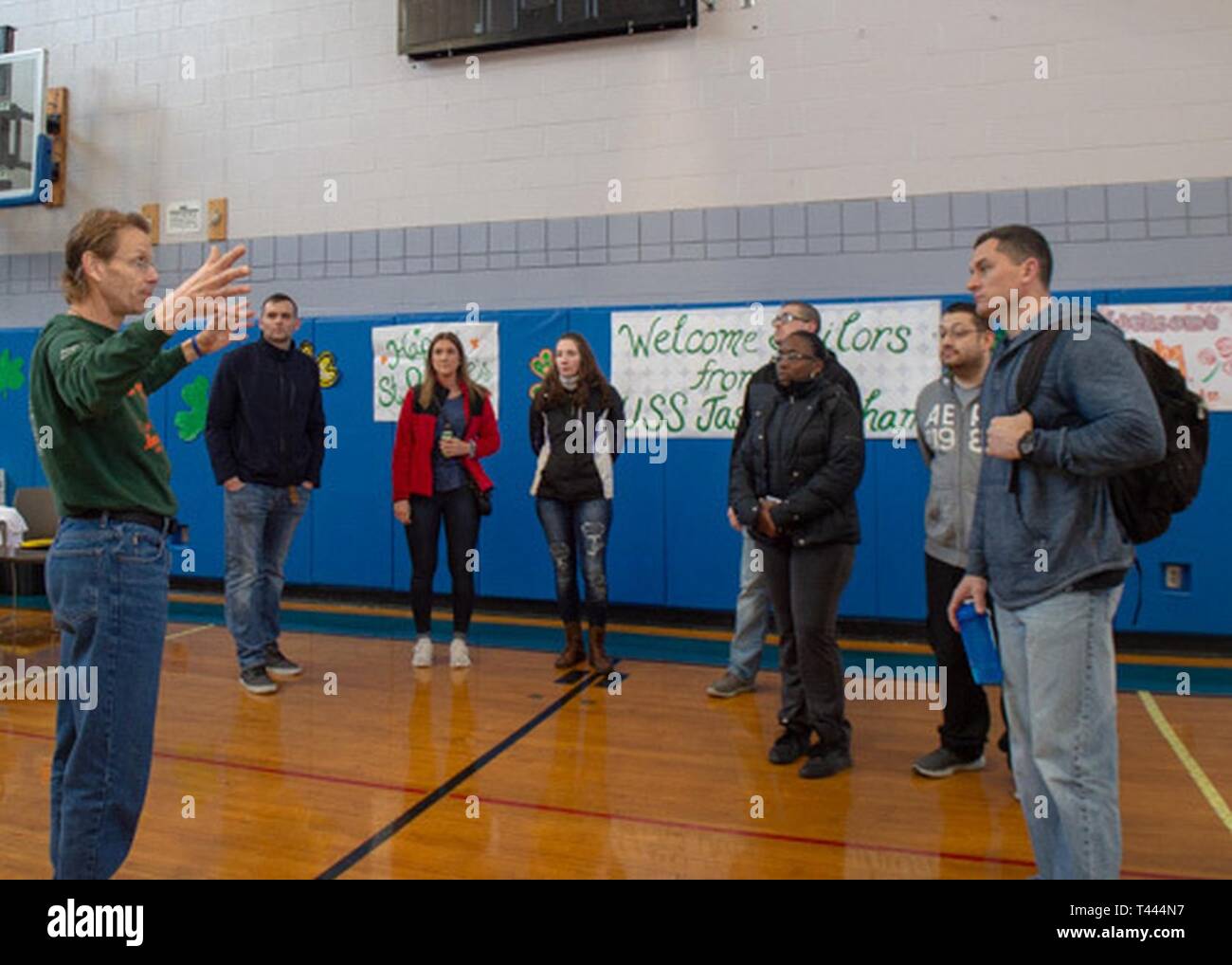 BOSTON (Mar. 16, 2019) Harry Duvall, executive director at the Edgerley ...
