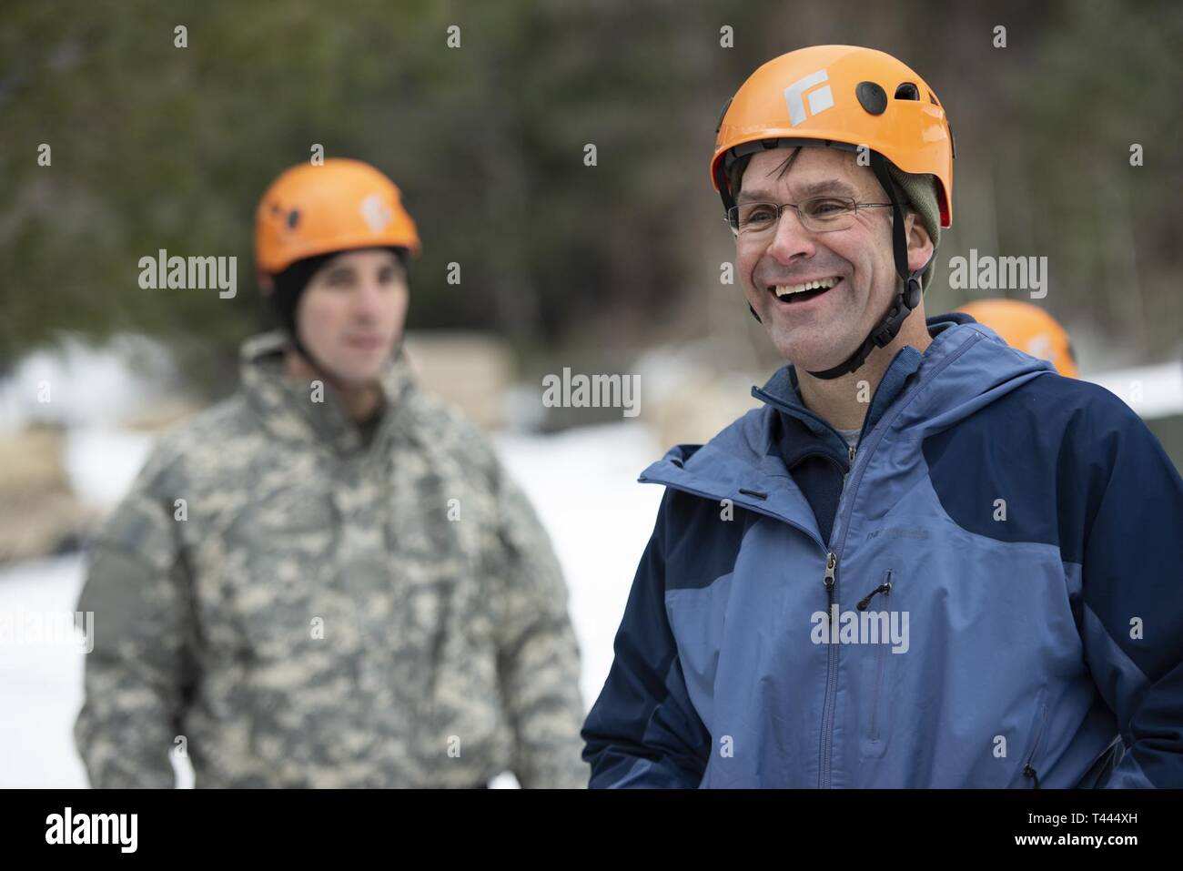 Basic military mountaineering course hires stock photography and