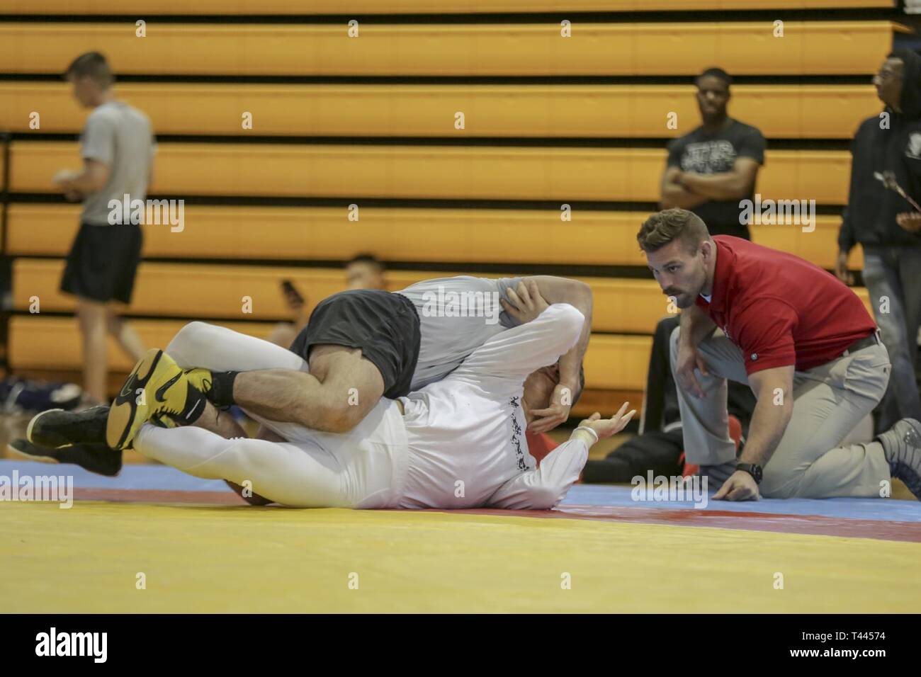 All marine wrestling team hires stock photography and images Alamy