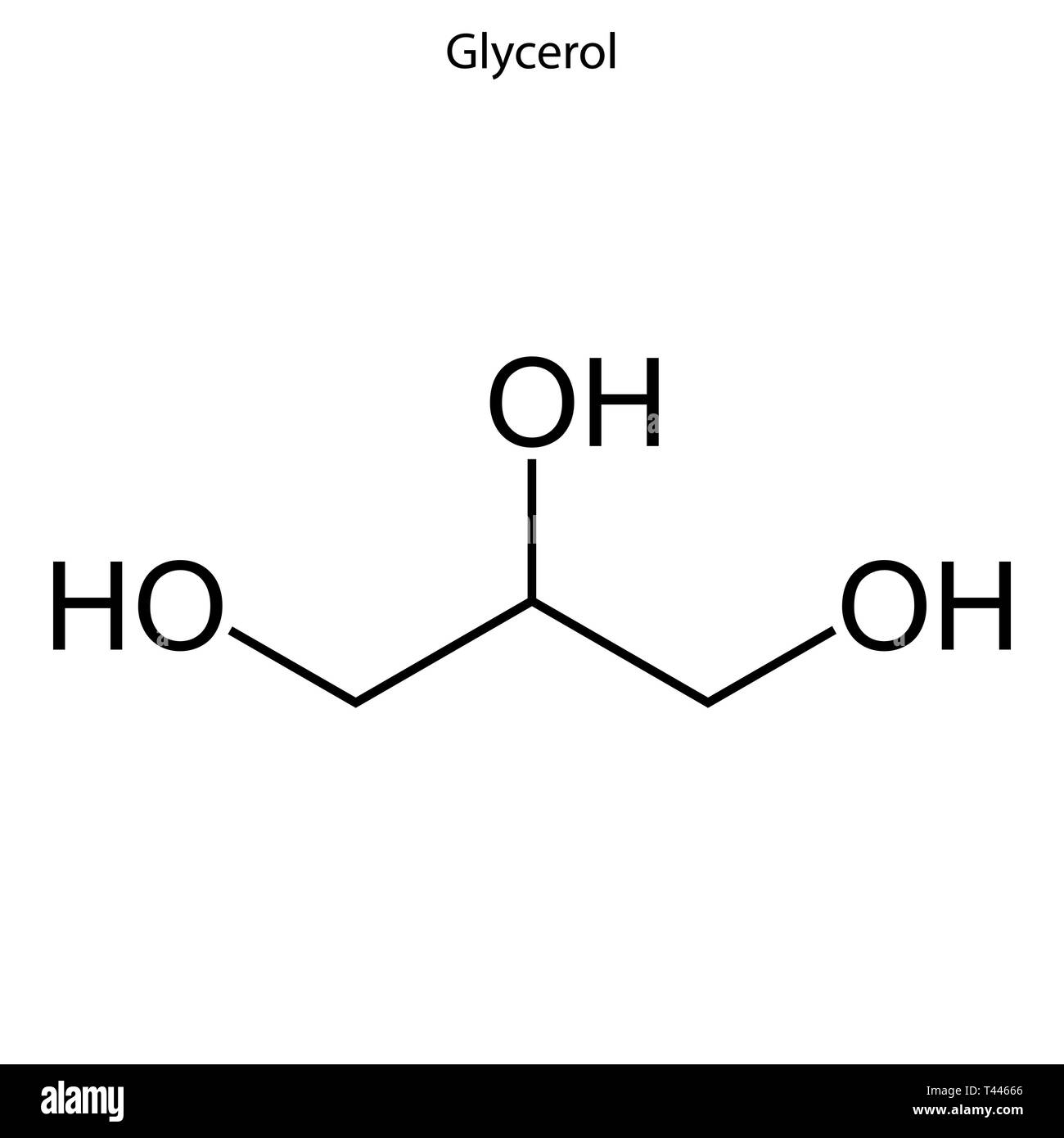 Glycerol Condensed Structural Formula Glycerol Condensed Structural Formula