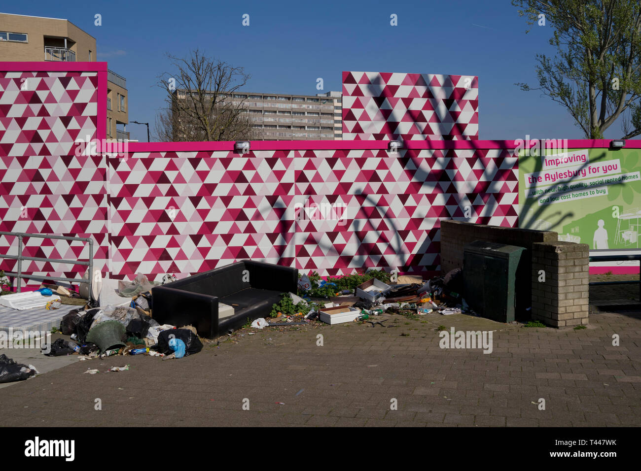 Refurbishment of the rundown 1960s Aylesbury council housing estate in Camberwell,London
