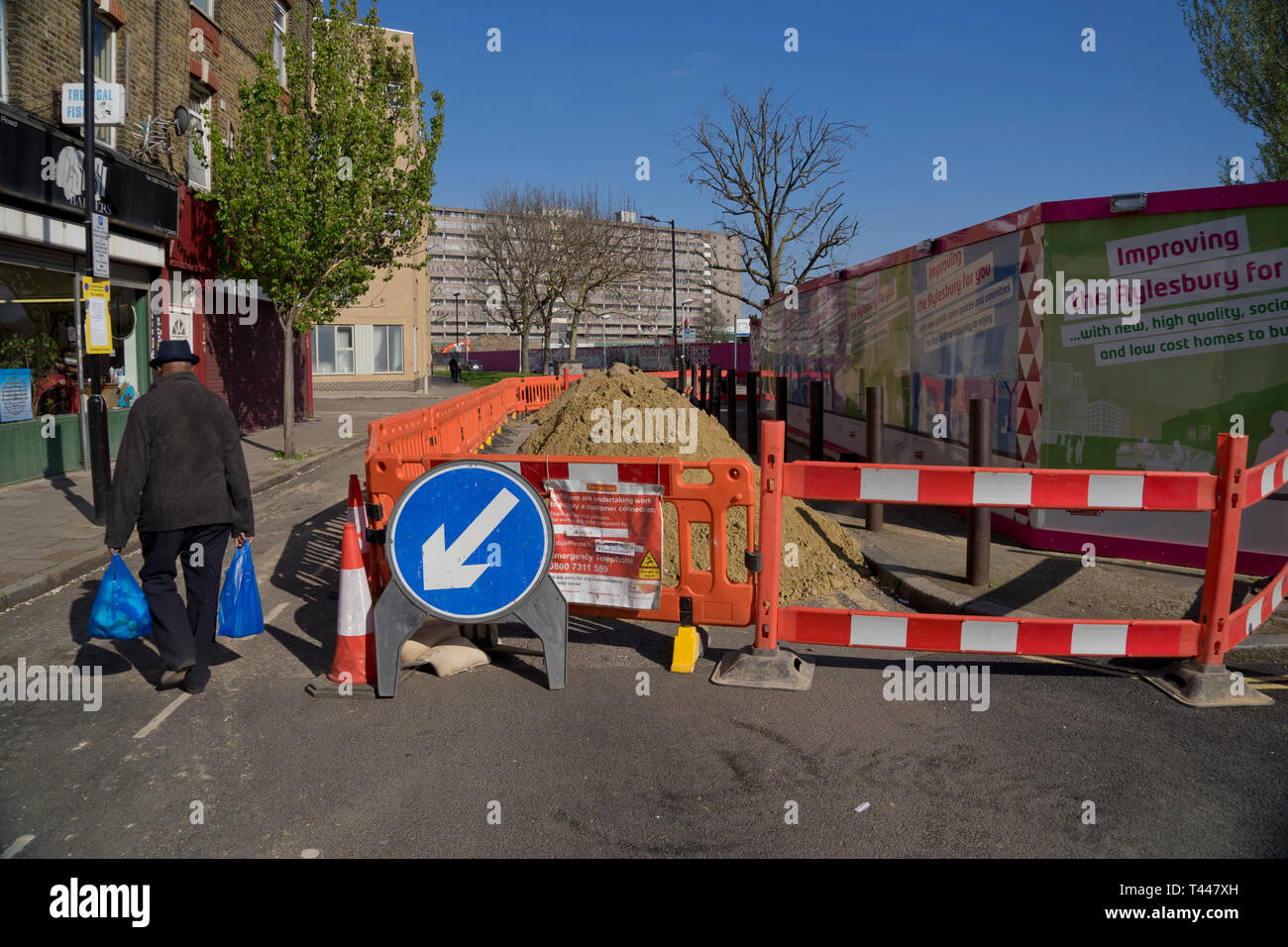 Refurbishment of the rundown 1960s Aylesbury council housing estate in Camberwell,London