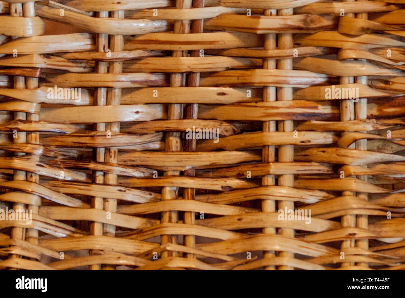 Knitted straw background or weaving pattern background in macro style ...
