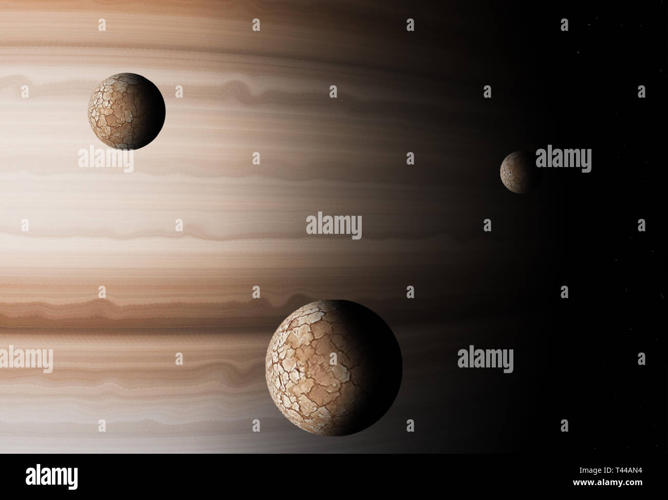 Natural satellites hi-res stock photography and images - Alamy