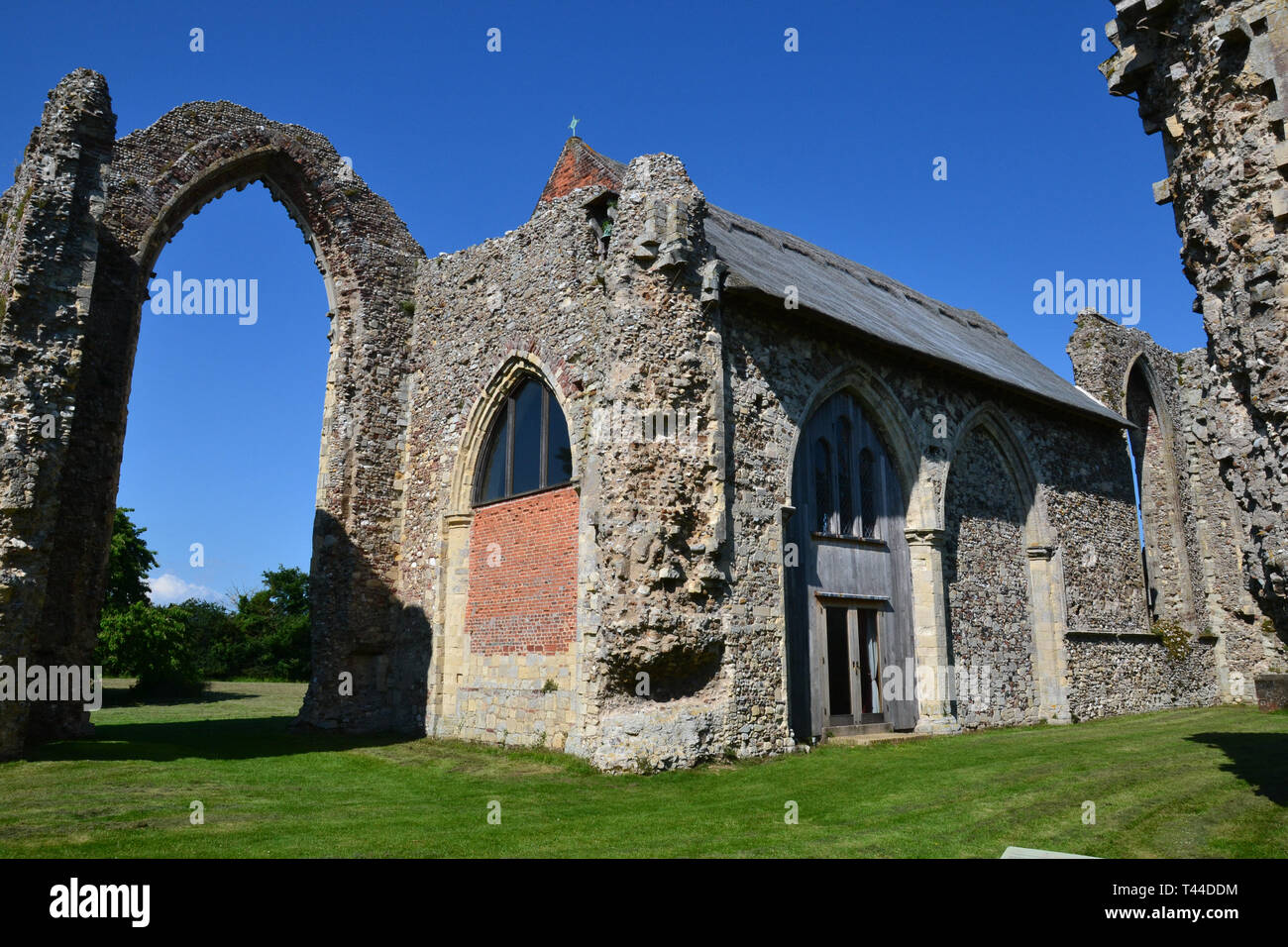 Leiston Abbey, Theberton, Leiston, Suffolk, UK Stock Photo
