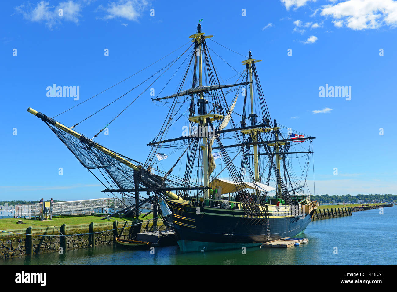 Friendship of Salem at the Salem Maritime National Historic Site (NHS) in Salem, Massachusetts, USA. Stock Photo