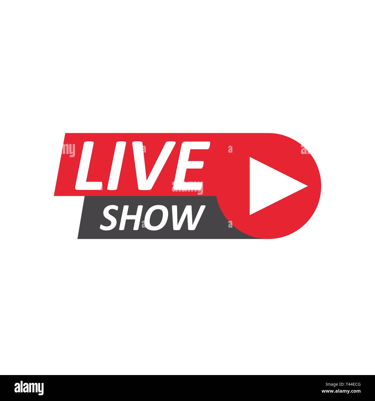 Live Show sign, emblem, logo. Vector Illustration Stock Vector