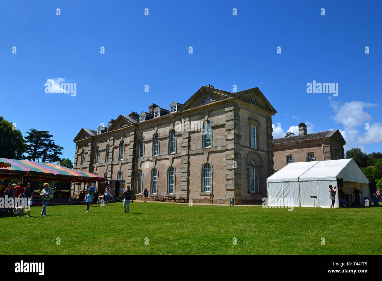 Compton Verney House, Compton Verney, Kineton, Warwickshire, England, UK. 18th century country mansion. Art Gallery with landscaped grounds. Stock Photo