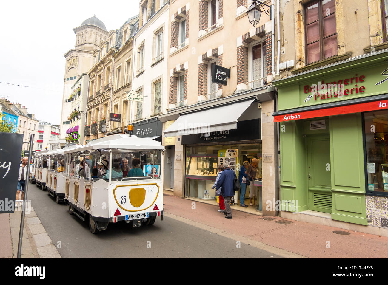 CherbourgOcteville, France August 16, 2018 Petit Train de Cherbourg