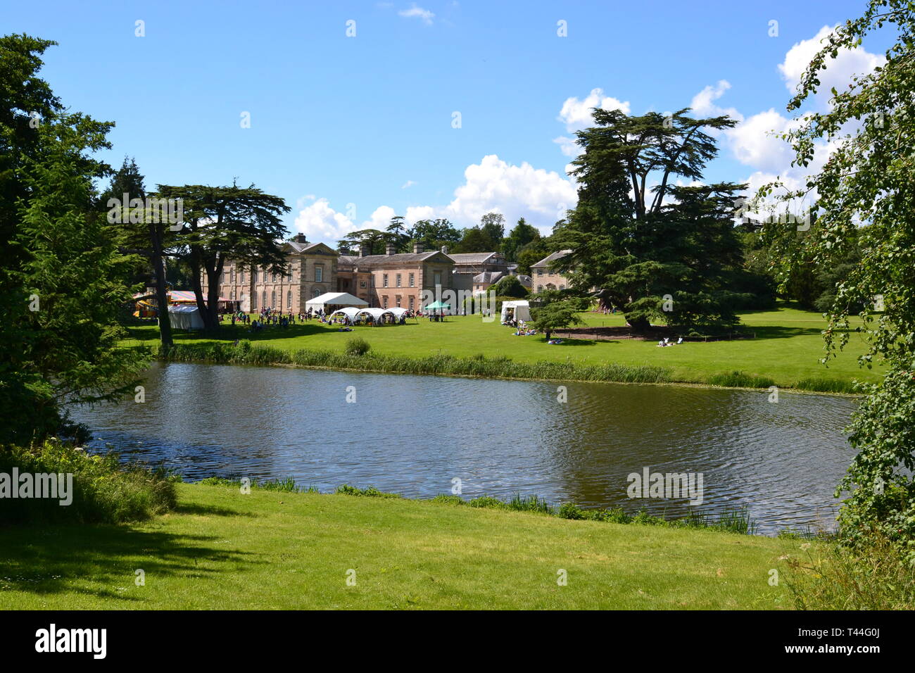 Compton Verney House, Compton Verney, Kineton, Warwickshire, England, UK. 18th century country mansion. Art Gallery with landscaped grounds. Stock Photo
