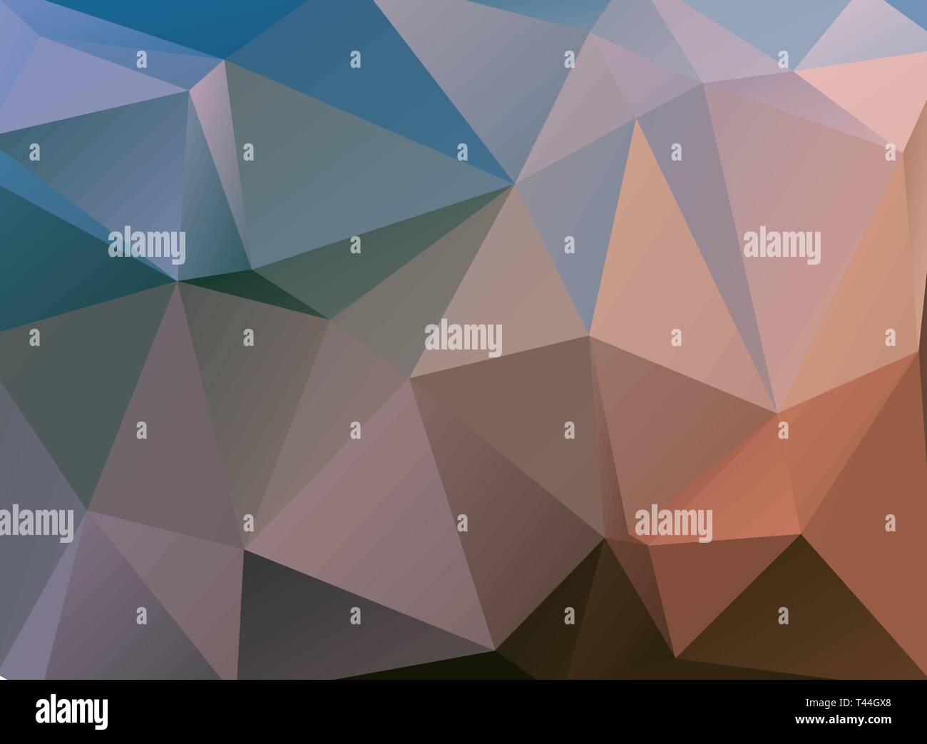 Abstract vector gradient background. Polygonal background in triangle ...