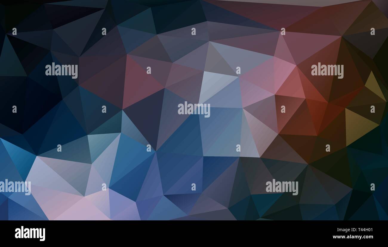 Abstract vector gradient background. Polygonal background in triangle style Stock Vector