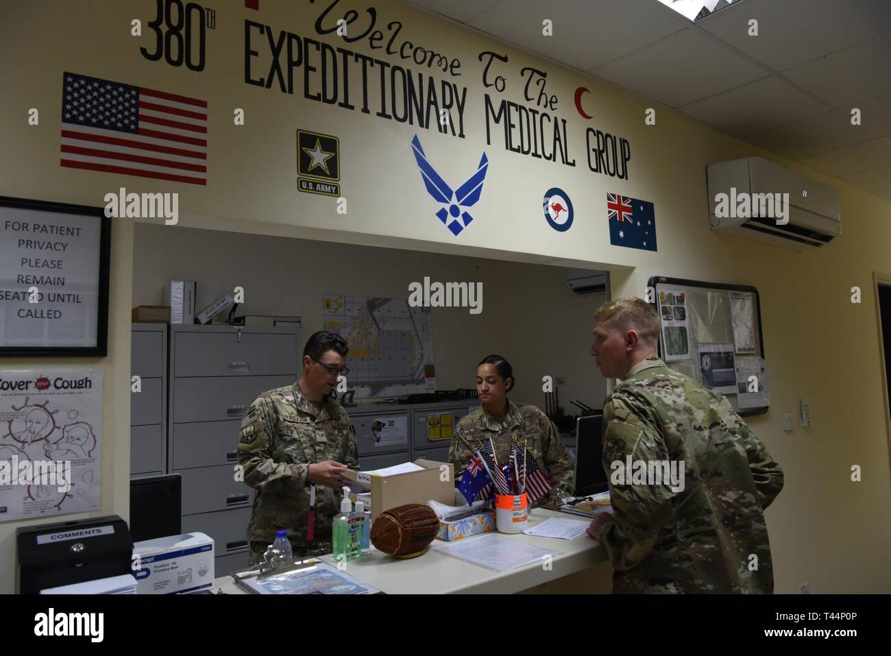 a-simulated-sick-patient-checks-into-the-380th-expeditionary-medical