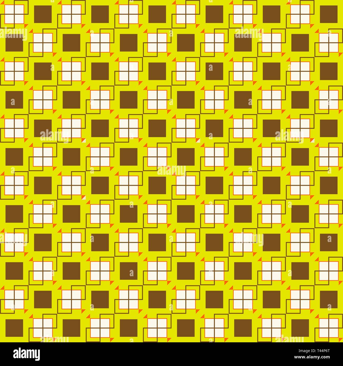 Square Seamless pattern vector eps 10 Stock Vector