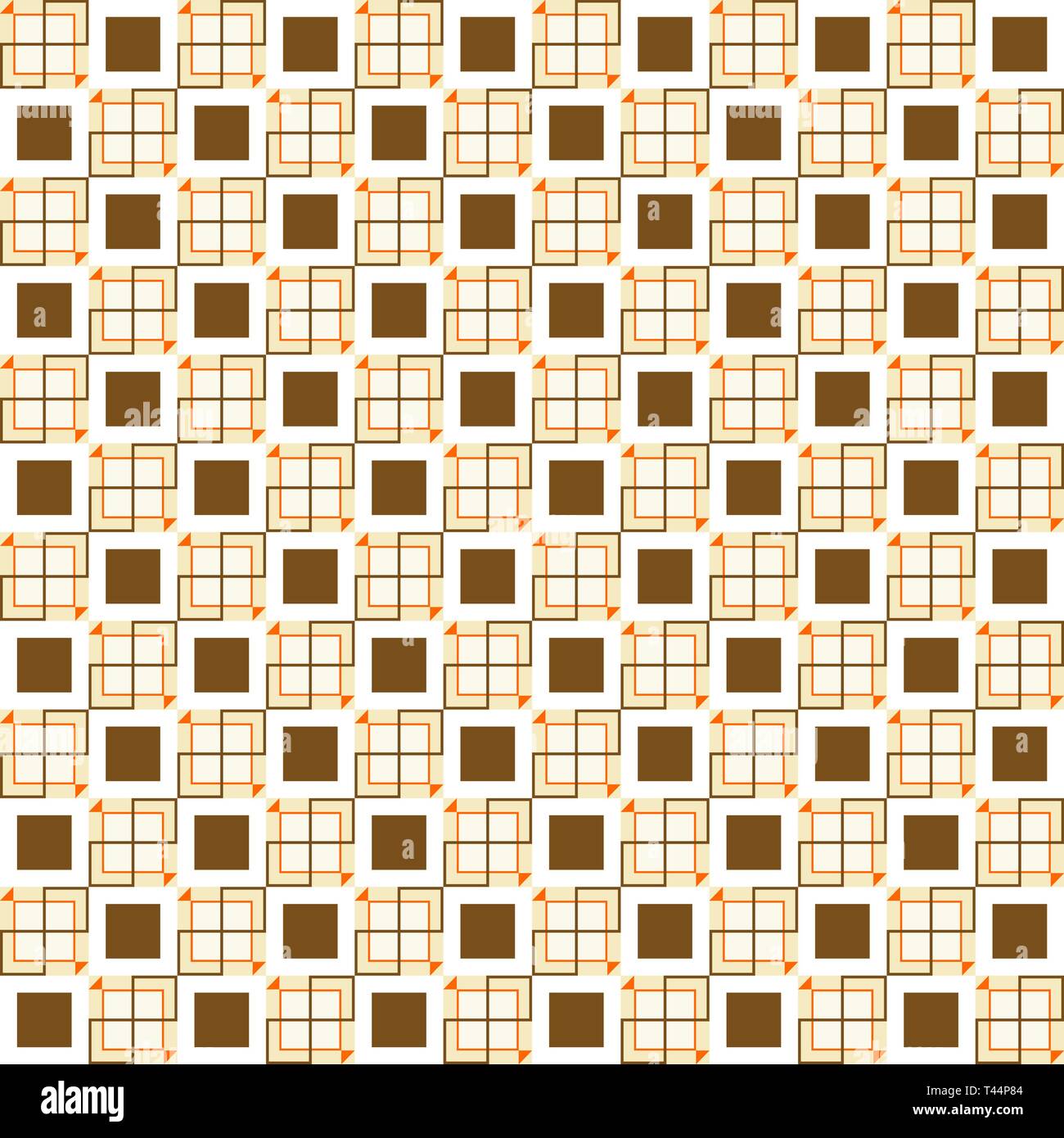 Square Seamless pattern vector eps 10 Stock Vector