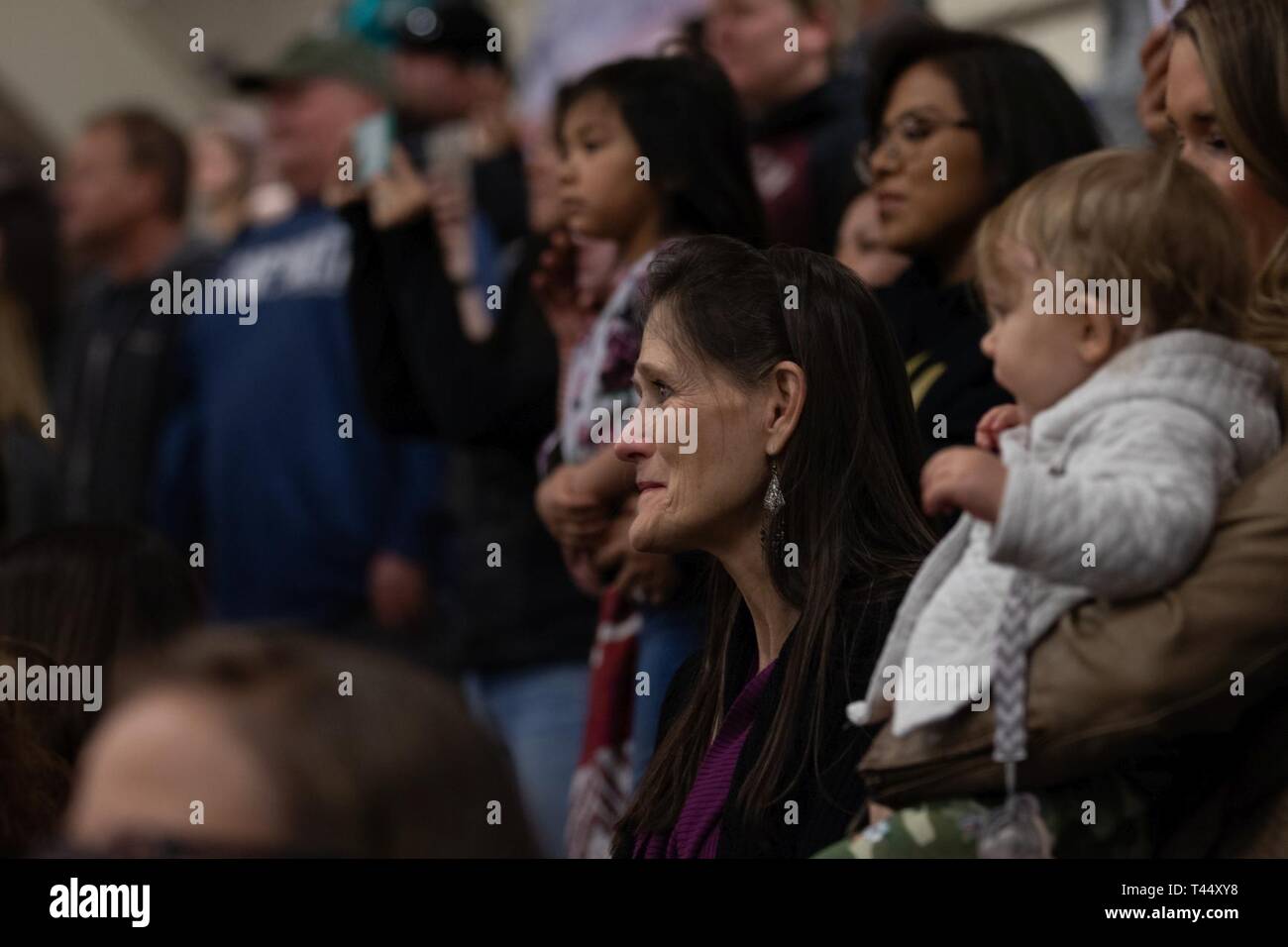 Family members and friends of Soldiers assigned to the 4th Combat