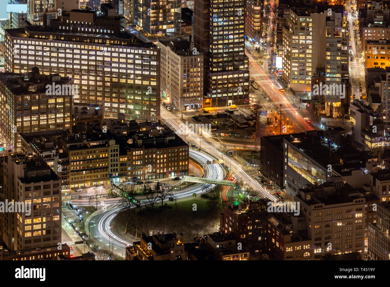 Aerial View Of New York Midtown, Ny Usa Stock Photo - Alamy