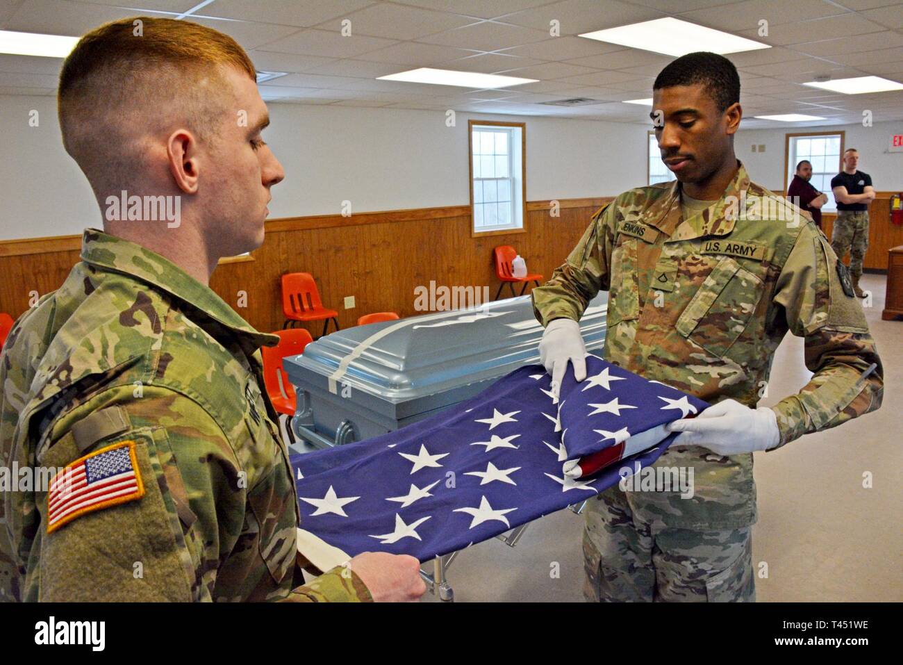 Pennsylvania army national guard military funeral honors team hires stock photography and
