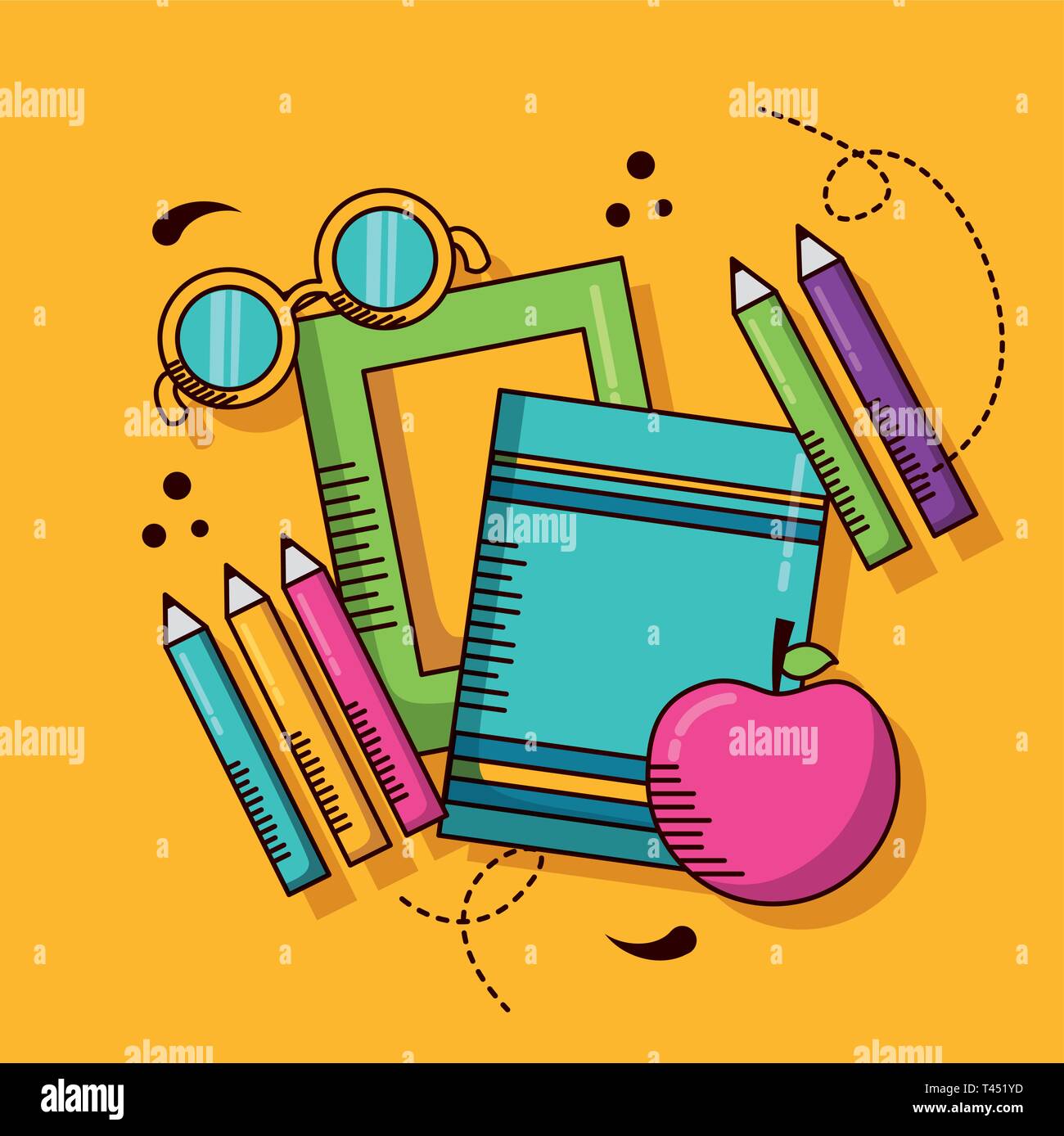 teachers-day-card-stock-vector-image-art-alamy