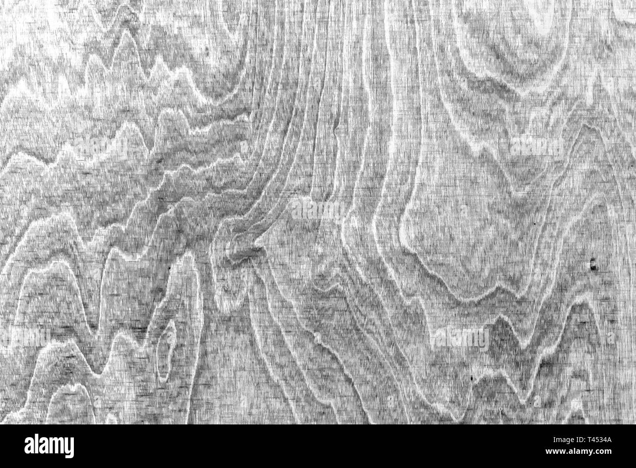 black and white wooden plywood textured background natural material Stock Photo