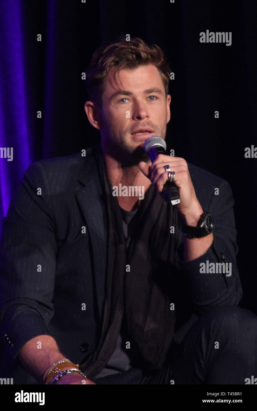 Chris Hemsworth  04/07/2018 'Avengers: Endgame' Press Conference held at The InterContinental Los Angeles Downtown in Los Angeles, CA   Photo: Cronos/Hollywood News Stock Photo